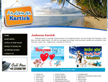 Tablet Screenshot of andamankartick.com